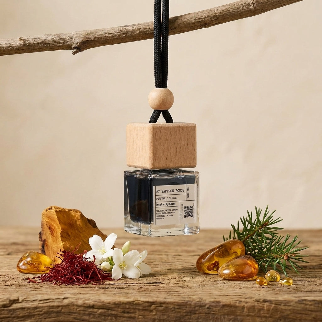 Car Air Freshener Inspired By Scent Baccarat Rouge - #7 Saffron Rouge