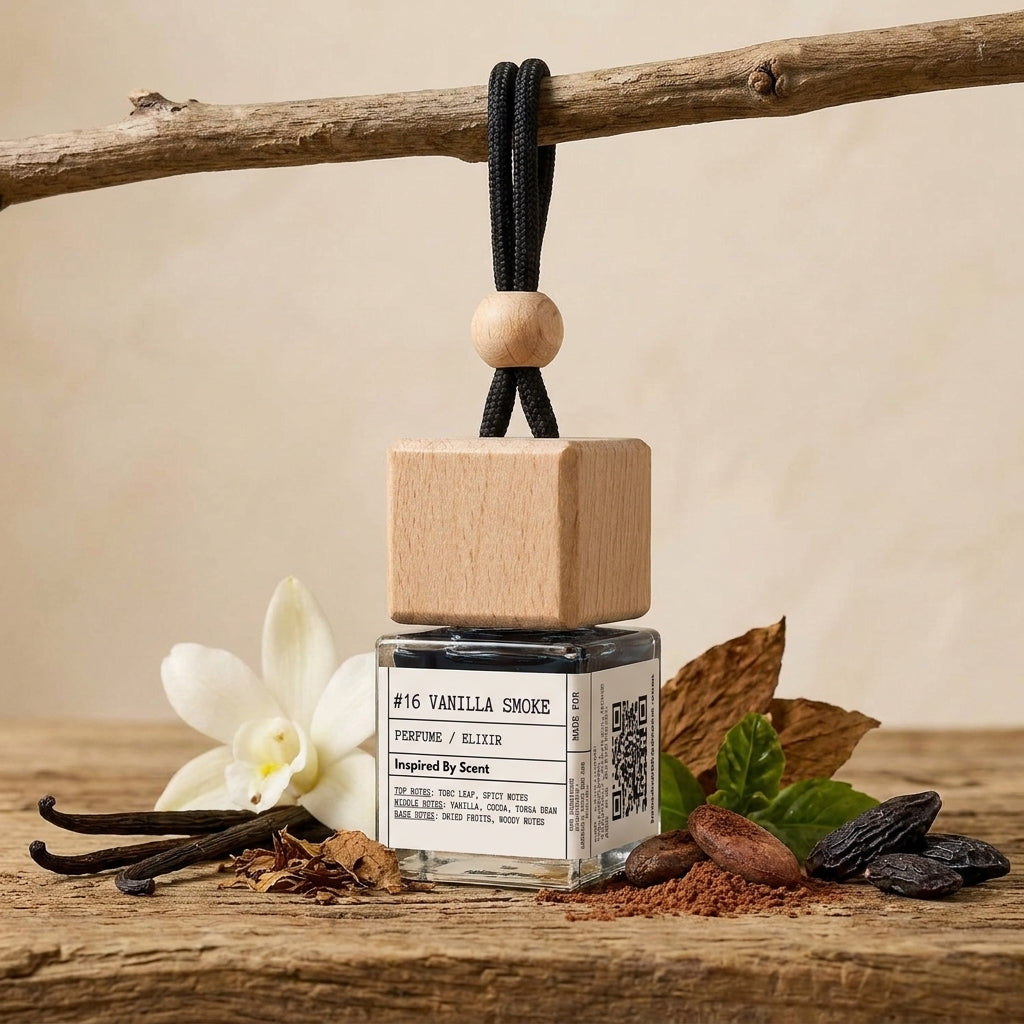 Car Air Freshener Inspired By Scent TOBC VANILLE, #16 Vanilla Smoke