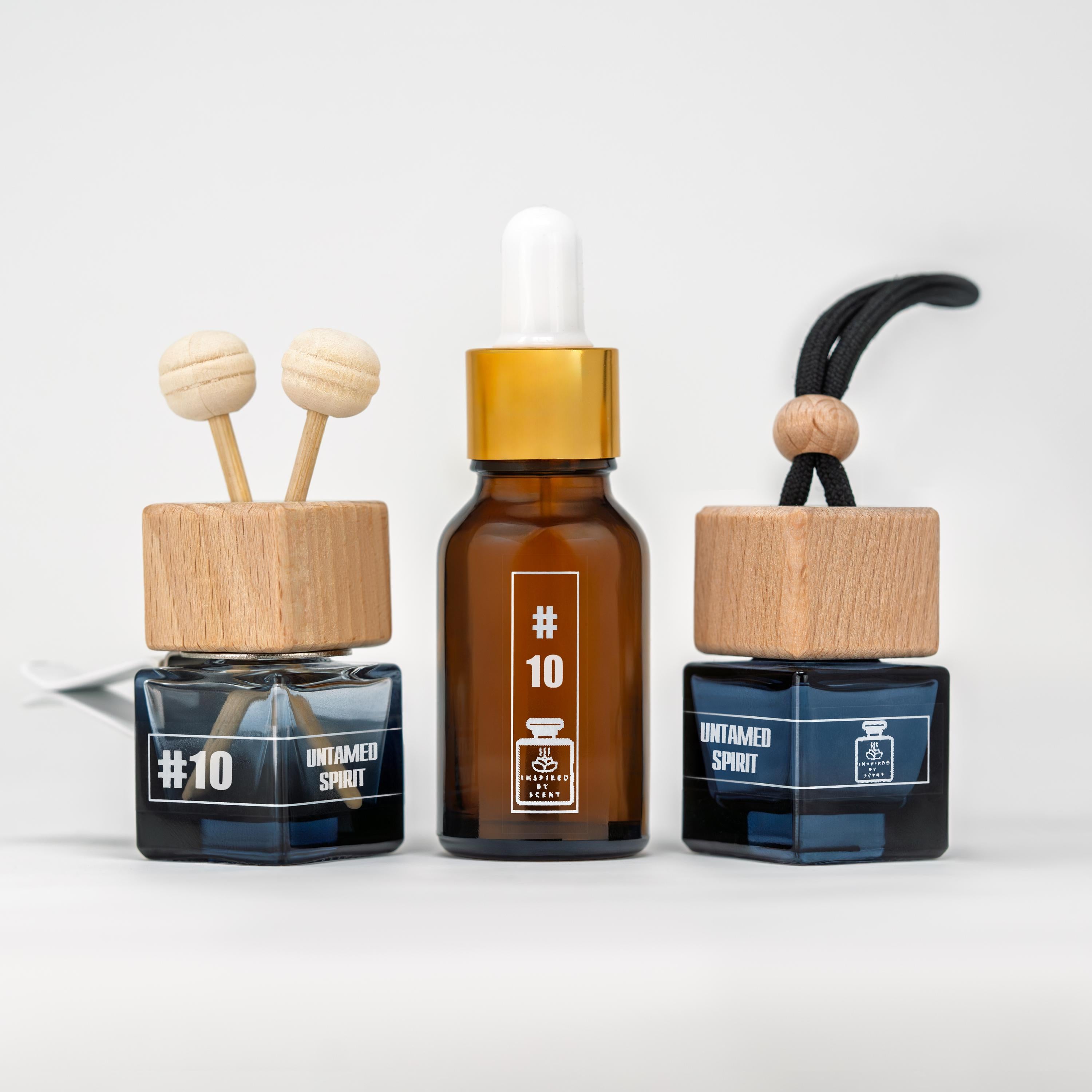 Inspired By Scent Savage, #10 Untamed Spirit Car Air Freshener, Custom Unisex Car Diffuser Gift For Him For Her, Handmade In New York