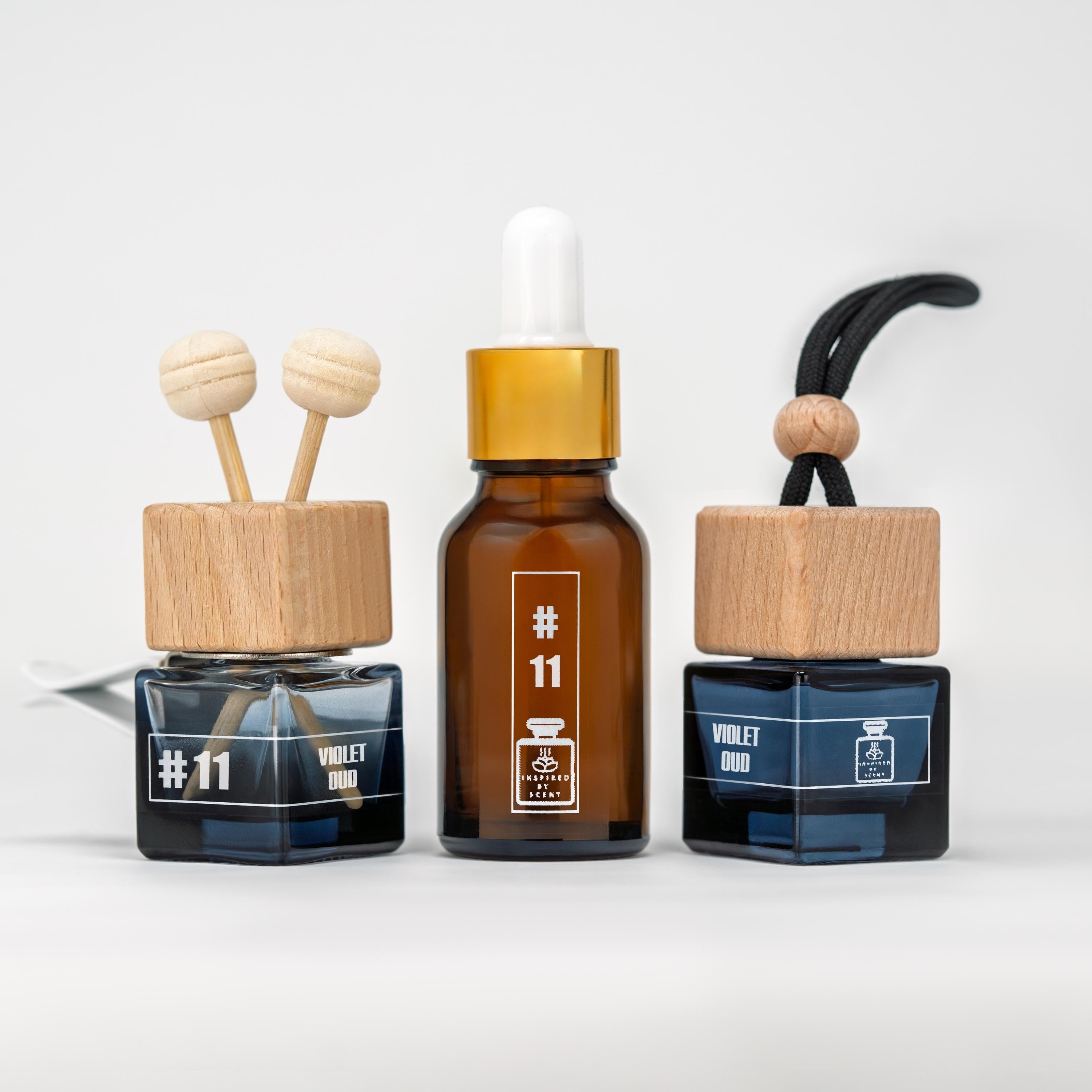 Inspired By Scent - Purple OUD, #11 Violet Oud Car Air Freshener, Custom Unisex Car Diffuser Gift For Him For Her, Handmade In New York