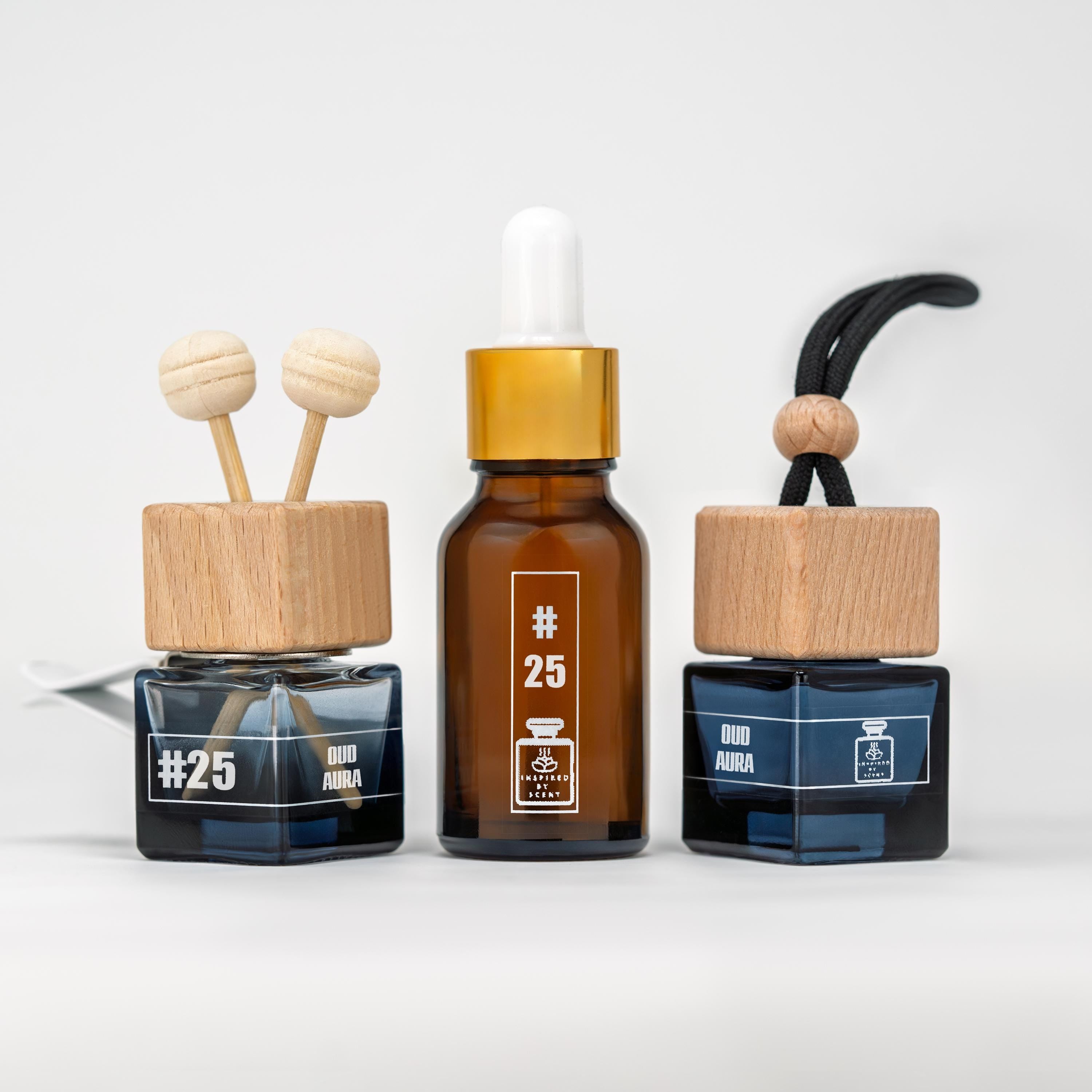 Inspired By Scent - OUD WOOD , #25 Oud Aura Car Air Freshener, Custom Unisex Car Diffuser Gift For Him For Her Car Owner Gift