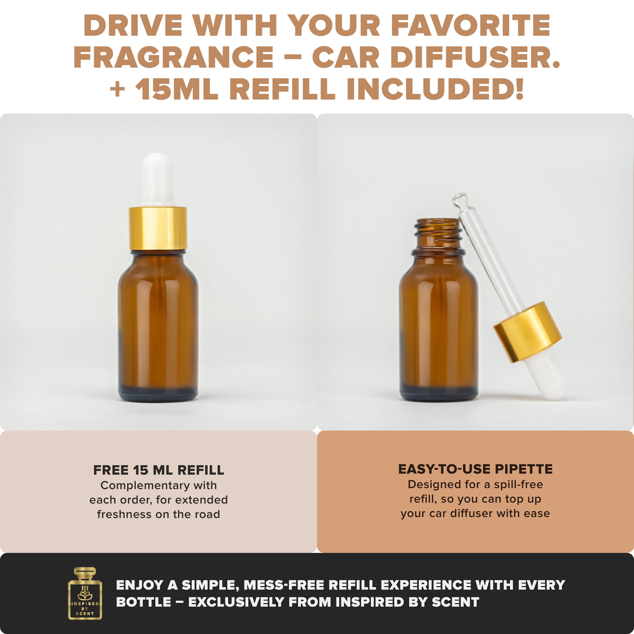 Car Air Freshener Inspired By Scent - LEATHER OMBRE, #24 Midnight Leather