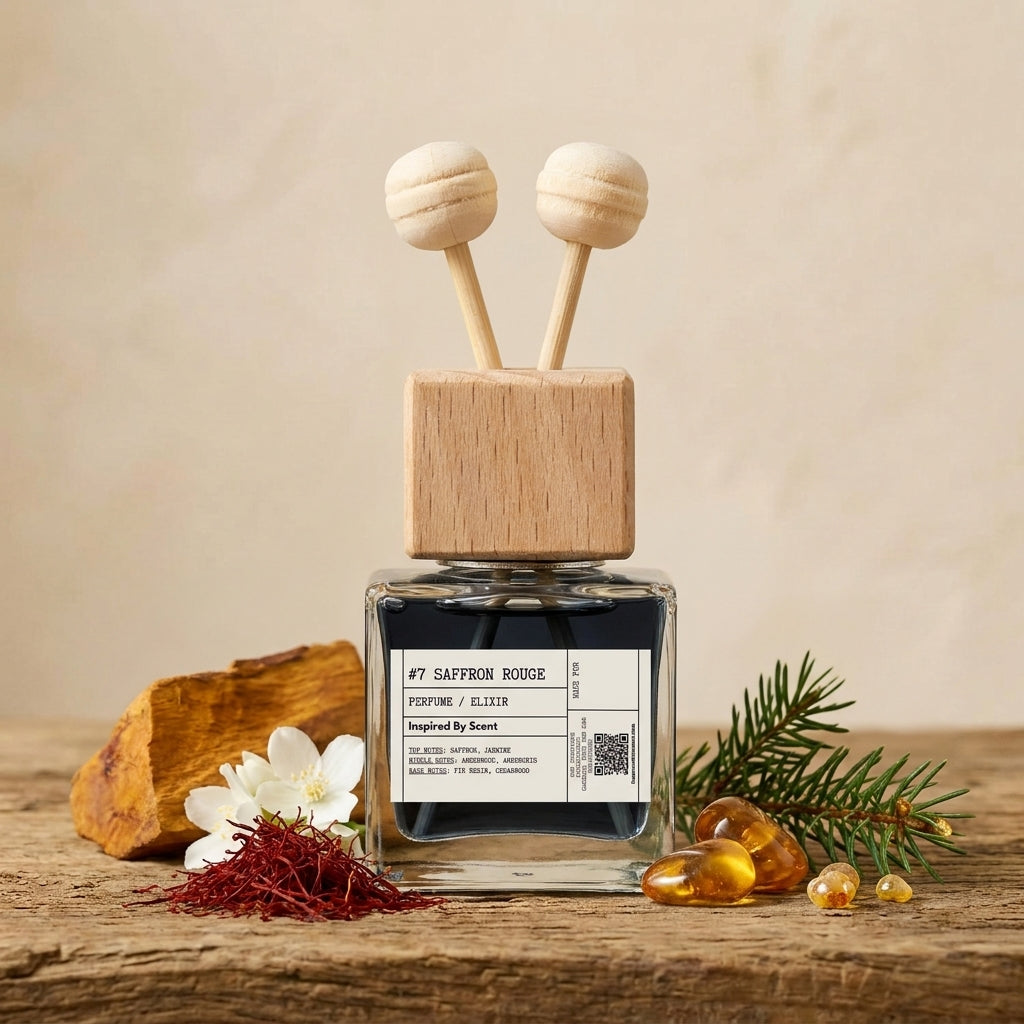 Car Air Freshener Inspired By Scent Baccarat Rouge - #7 Saffron Rouge