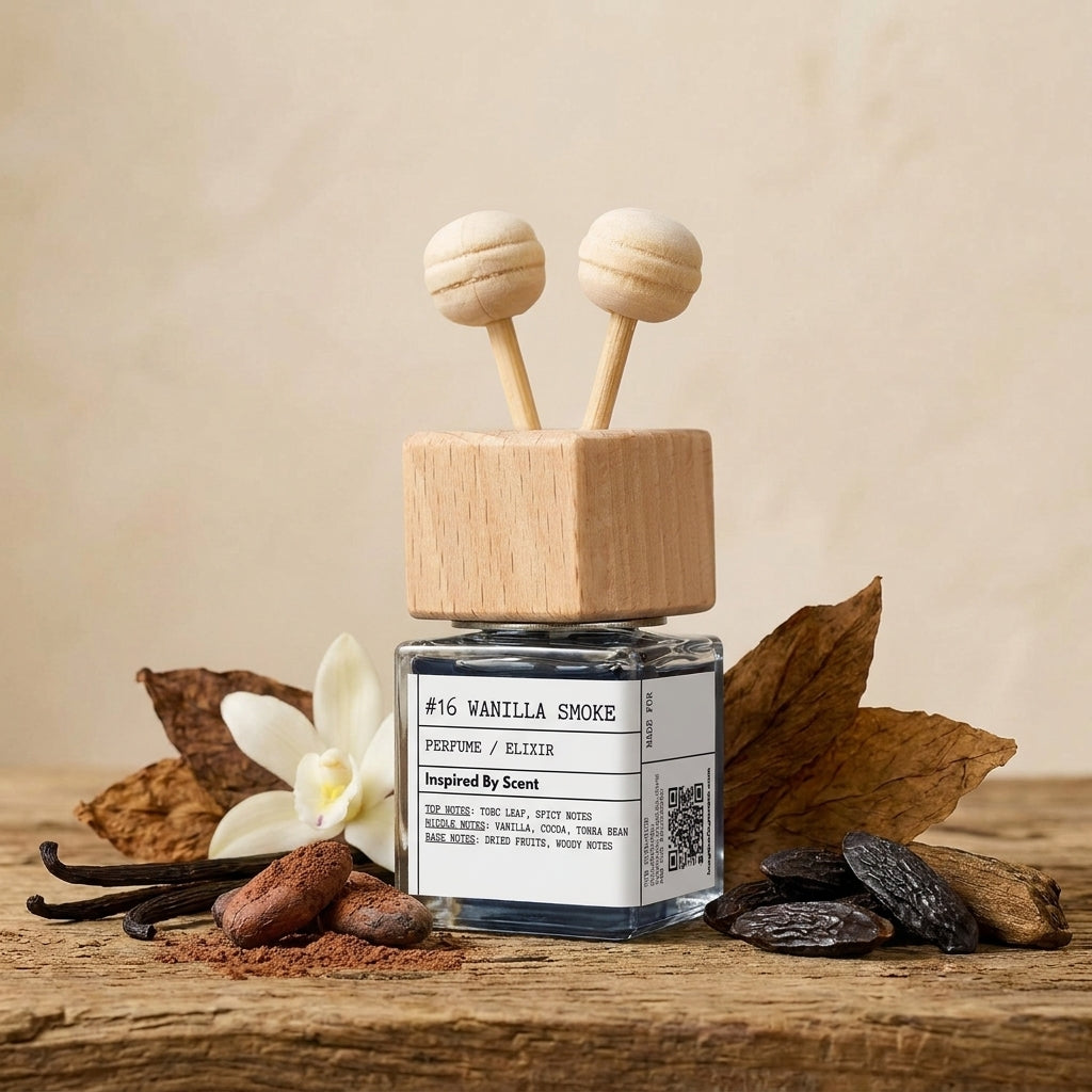 Car Air Freshener Inspired By Scent TOBC VANILLE, #16 Vanilla Smoke